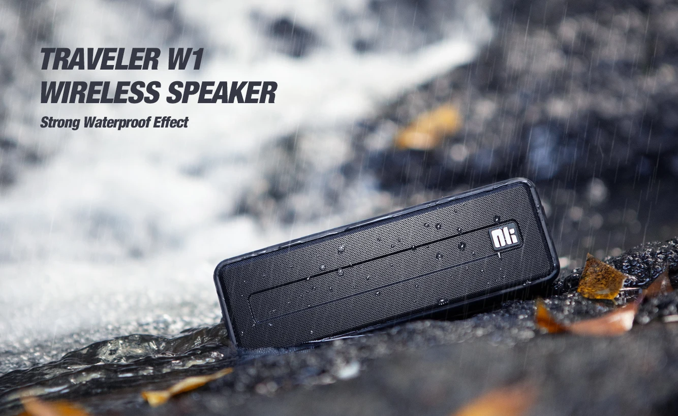 Nillkin Traveler W1 TWS wireless Speaker with IPX7 water-resistance - ANKUX.COM