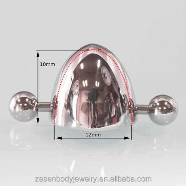 Unique Bullet Shape 316l Stainless Steel Nipple Shield Nipple