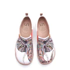 UIN New arrival Latest Designed Fashion Casual White Ganesha Ladies elegant African Printed Shoes