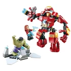 XINH 8019 new product super hero educational block toy for kids