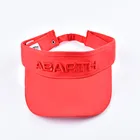 Embroidered Logo Empty Top Sun Protected Cotton Visor Sport Cap