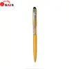 Numerous in variety yellow colors click action style twist screen touch smart pen