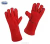 Hot sell cow split leather gloves & welding glove for construction, industrial, heavy duty usage