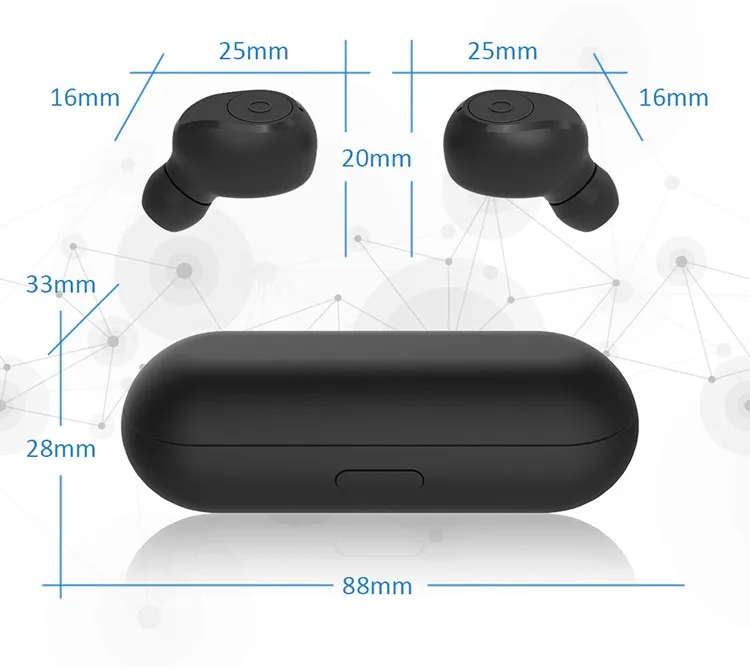 Hot Selling RX18 Headphones TWS Twins Double Wireless Bluetooth Earphone - ANKUX.COM