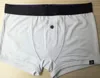 Customized Your Own Design Logo 2 Pack Mens Lycra Underwear White Button Fly Boxers Fashion Boxer