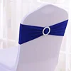 Elastic Lycra Cheaper royal spandex chair bands elastic Banquet party home wedding chair sashes with buckle