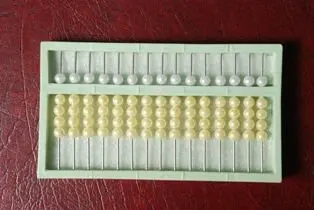 Abacus frame