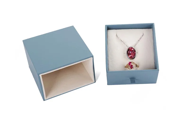 custom luxury drawer cardboard paper jewelry packaging gift box