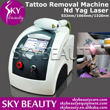 Portable Tattoo Remover Laser Machine Q Switched Nd Yag ...