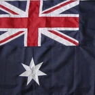 Factory direct Embroidered stars 3x6 ft( 90x180cm) 600D polyester embroidered Australia flag