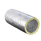 HVAC Insulated flexible duct with germany style clamp(DEC-IA)