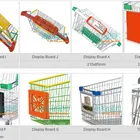 Advertising Frames Advertising Frame Supermarket Shopping Trolley Cart Advertising Frames
