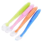 Soft BPA free PVC free food grade silicone baby spoon