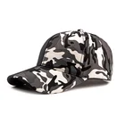Outdoor Men Cotton blue Camouflage Cap unstructured Baseball Hat
