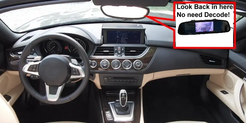 Liislee 3in1 Special Rear View Camera Wireless Receiver + Mirror Monitor Easy DIY Parking System For Nissan Sunny N17 2011~2014 9