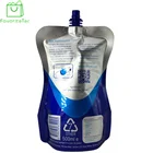 Package manufacture cheap juice liquid stand up pouch with spout