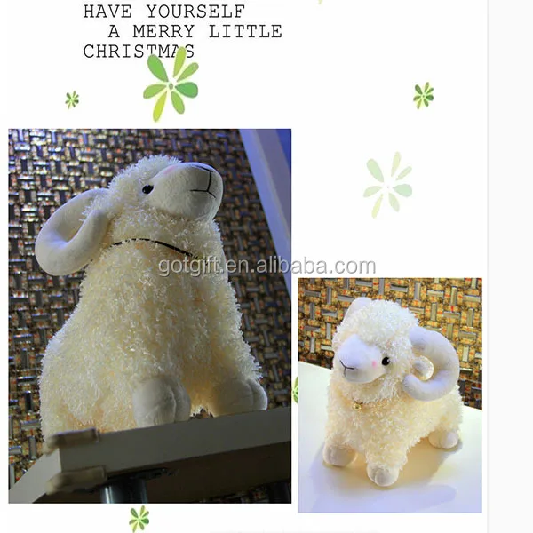 product name: new custom stuff animal cute white sheep plush toy