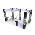 Affordable Price Aluminum Polyester Display Pop Up Reusable Exhibition Booth Stand