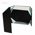 Glass bottle creative novelty paper box magnetic flip automatic box customization gift box with magnetic lid