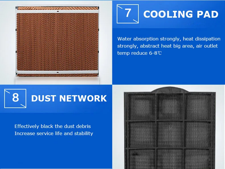 Wall Mounted Humidifier, 1.1kw, 18000m3, Plastic - detail 36