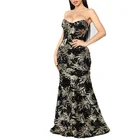 Fashionable Strapless Sweetheart Neckline Mermaid Prom Dress Evening