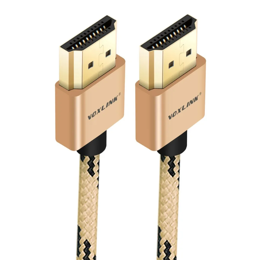 VOXLINK 1.4v HDMI cable Tiger pattern 19 + 1 High Speed Gold Plated cable HDMI1080p 1m - ANKUX.COM
