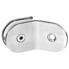 Frameless Glass Shower Door Hardware Clamp Glass Clip holder