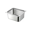 2018 Standard Sizes Stainless Steel Gastronorm Ice Cream Buffet Food Container 1/2 GN Pan