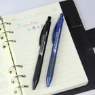 Retractable low viscosity ink ball point plastic pen for office and school supply