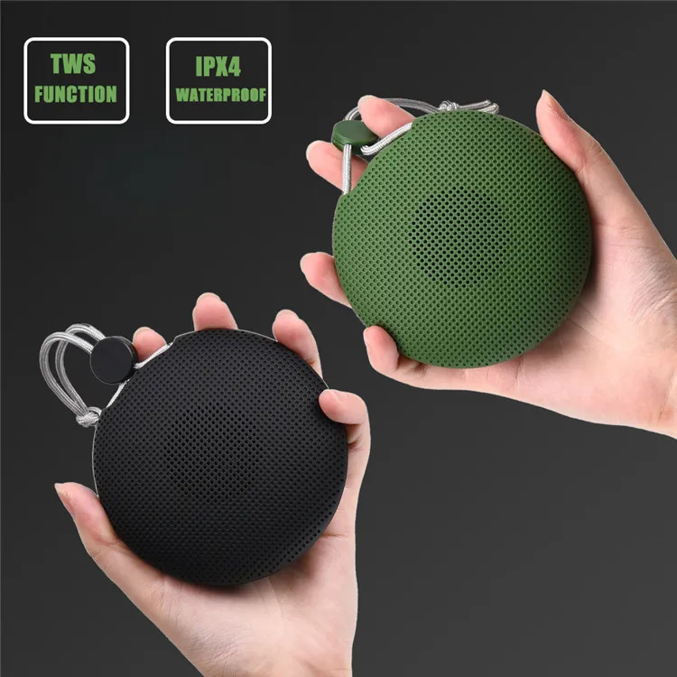 Fresh New released mini portable round shape IPX4 bluetooth speaker waterproof - ANKUX.COM