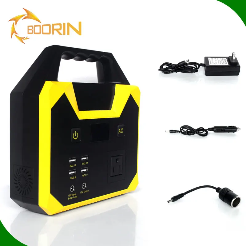 Factory outlet 100W UPS Modified sine wave lithium battery inverter generator power bank station by solar charging for home - ANKUX.COM
