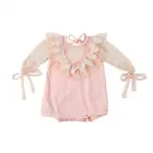 Newborn Wholesale Baby Wear Clothes Flutter Sleeve Jumpsuit Girl Baby Romper In 2008