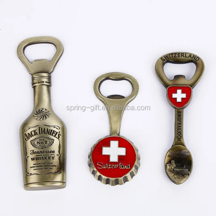 high quality souvenir gift spoon shape metal bottle opener with