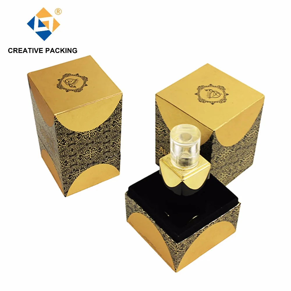 style metalized sheet printing rigid paper packaging perfume box