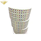 high quality custom private sticker logo print clothing tagless thermal transfer label