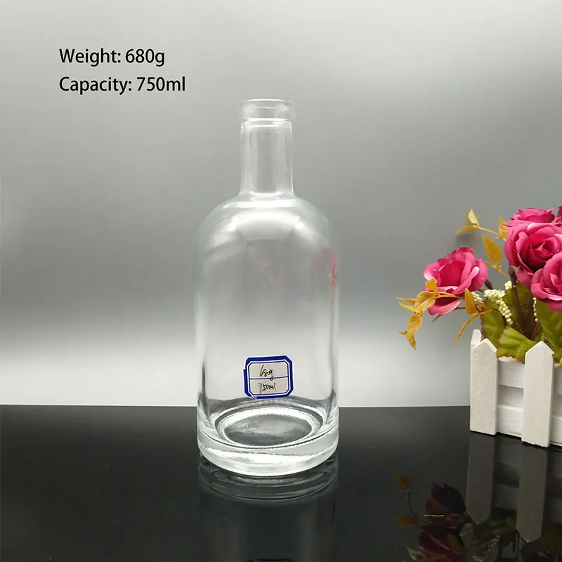 Wholesale Empty Clear Vodka 75cl 750 Ml Liquor Glass Bottle Buy