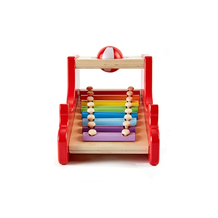 Children Hand Knock Instrument Wooden Lovely Xylophone Music Toy