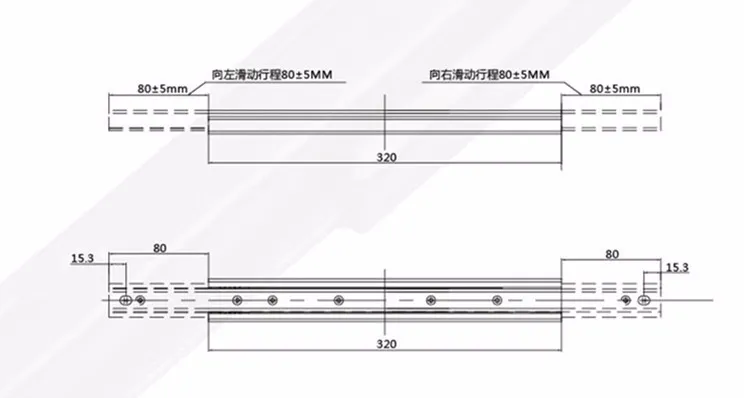 China supplier adjustable massage chair high quality telescopic slide ZYD0002