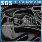 China leading SILK FABRIC brand Hellosilk black silk satin product