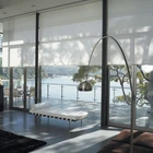 Customized Fancy Window Day Night Curtain Fabric Roman Hotel Roller Blind