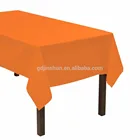 Polyester 54 x 108 Inch Rectangular Tablecloth Orange