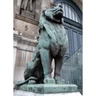 Cutting-edge antique art bronze big size lion design decorative statue