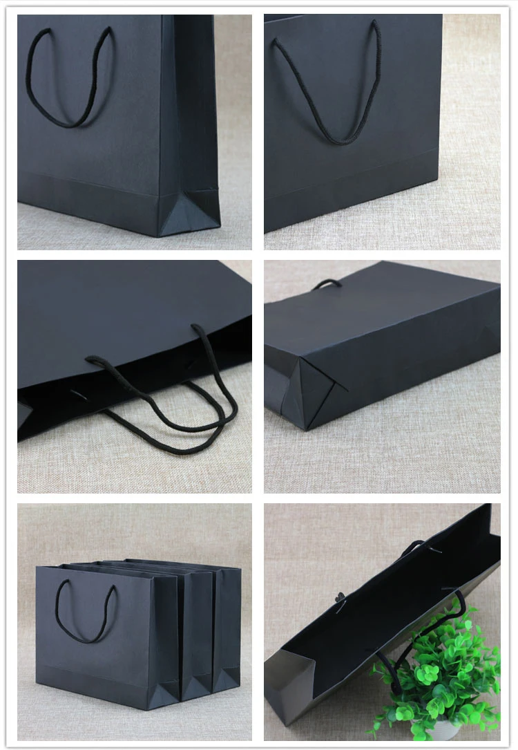 high quality fashion custom paper jewelry packaging bag white