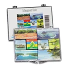 New Product Wholesale 45mm Round Usa 3d Custom Timor-leste Nicaragua Epoxy Fridge Dubai Refrigerator Magnet