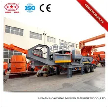 Track mounted double mobile jaw crusher