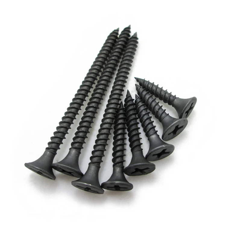 Factory Custom Cheap Collated Drywall Screws Carbon Steel Black Screw