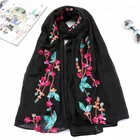 Factory Sale Single Color Scarf Lady Shawl