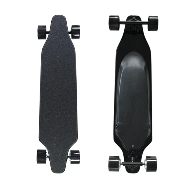 New design all ground brushless motor dual 350W motors electric skateboard long board