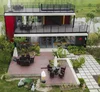 Economical Prefabricated Resort in folding container homes water resort private & commercial use