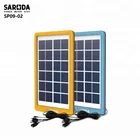 6V 3W portable poly solar panel for home use charging phone